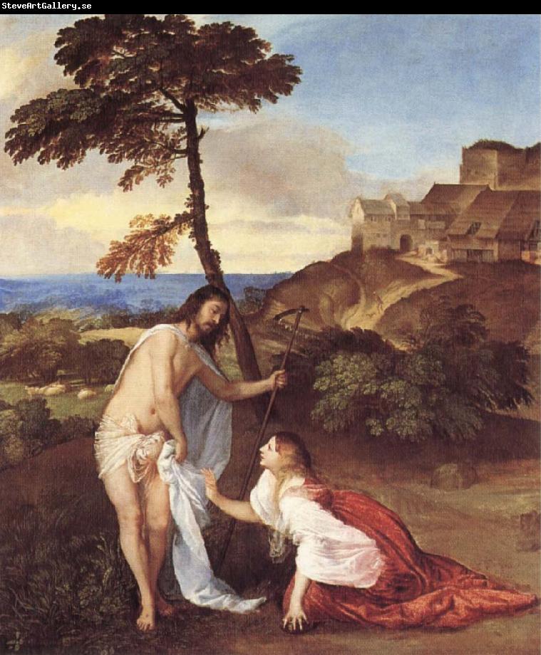 TIZIANO Vecellio Christ and Maria Magdalena